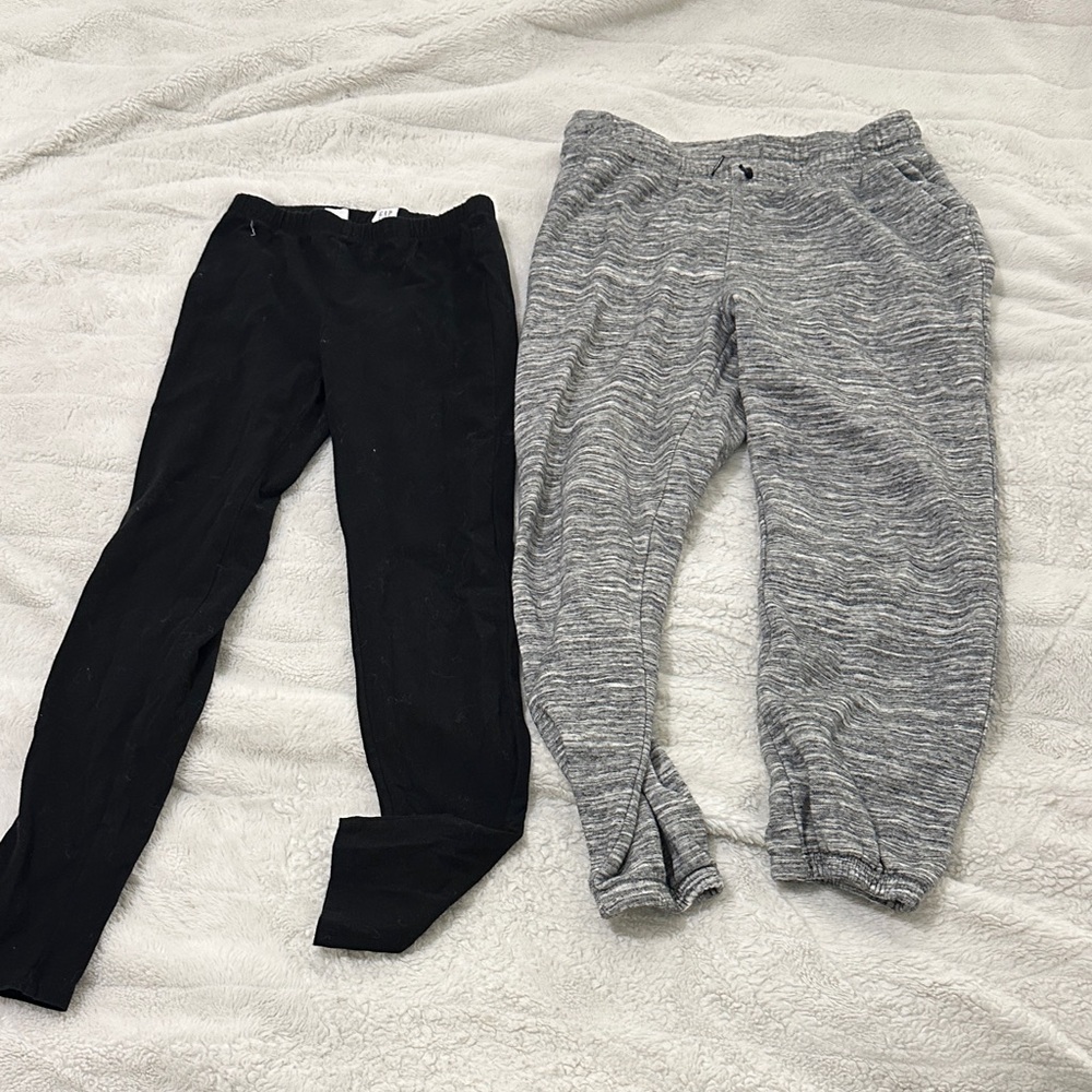 GAP Kids Black and Gray Joggers